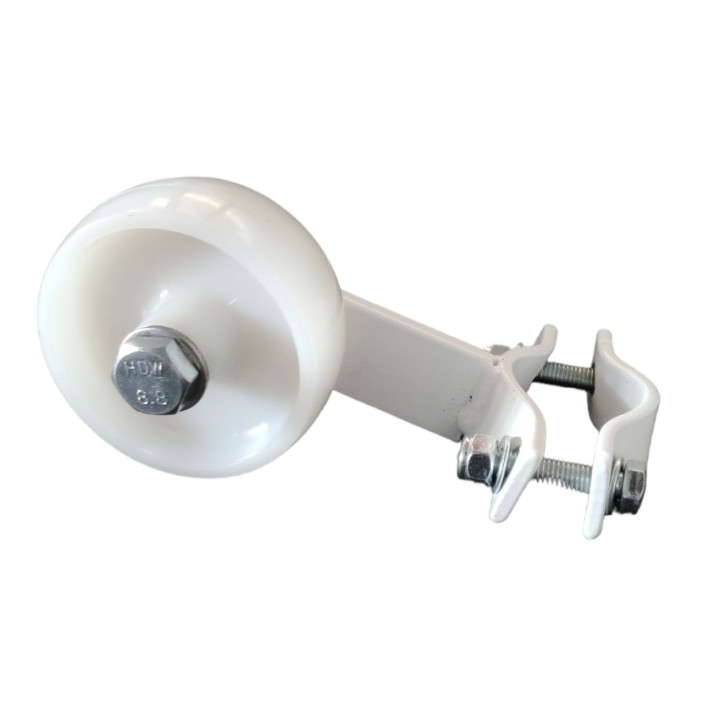 Pair of nylon wheels for transportable football and five-a-side football goals