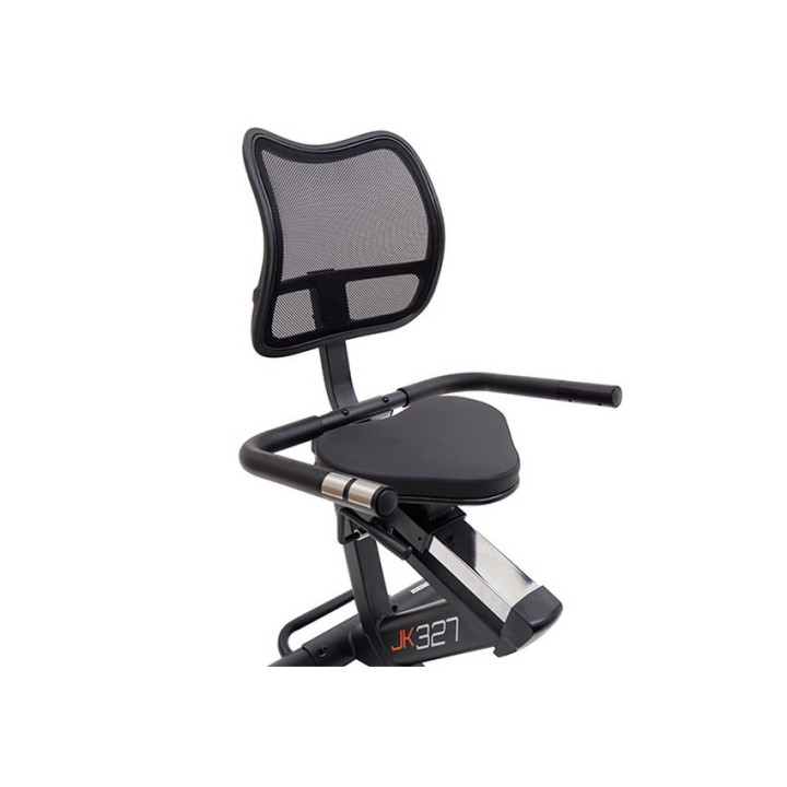 Jk Fitness 327 Horizontal Exercise Bike with electronic effort adjustment and wireless cardio receiver