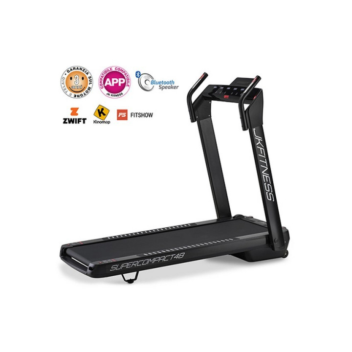 Super Compact 48 Jk Fitness Motorized Treadmill Kinomap and Zwift App