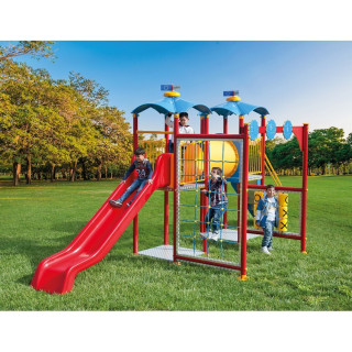 Blockhouse with 2 aluminum towers "Poseidon"