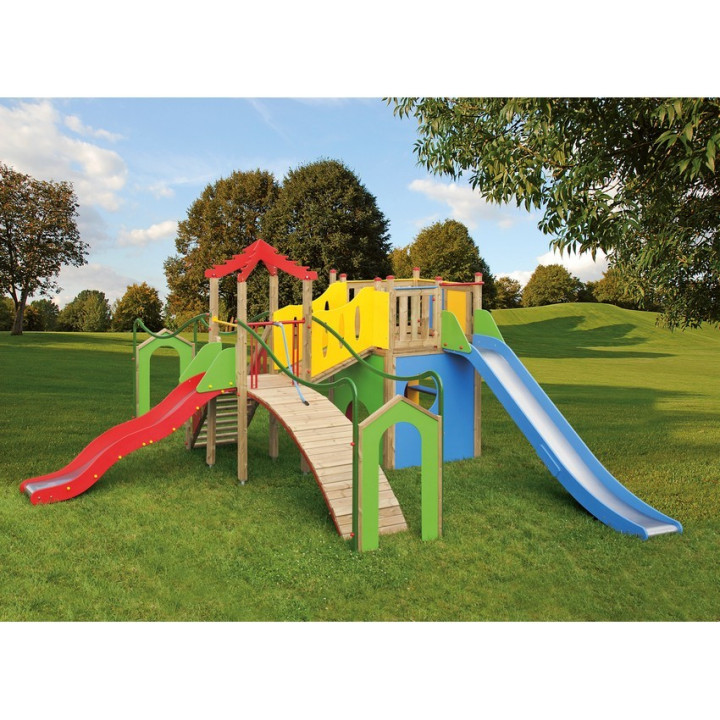 Fortino Rifugio completo di scivoli, torretta e casetta