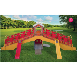 Multigioco ponte delle meraviglie per bambini con disabilità