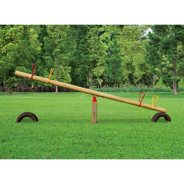 Bilico in legno su cuscinetti 2 posti