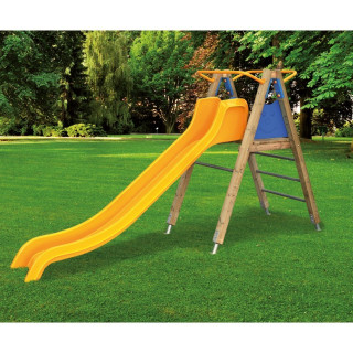 Fiberglass slide 300 cm (22 kg) with wooden ladder