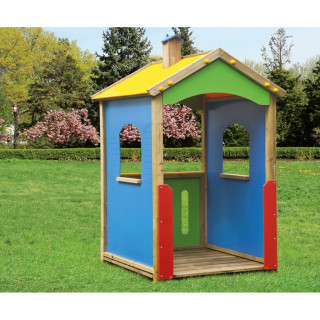 Casetta gioco con campanile