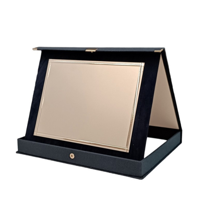 Targa in alluminio color argento cm 20 x 15