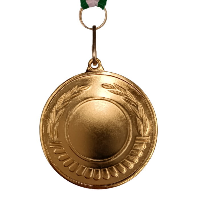 Medaglia per premiazione colore oro diametro mm 50