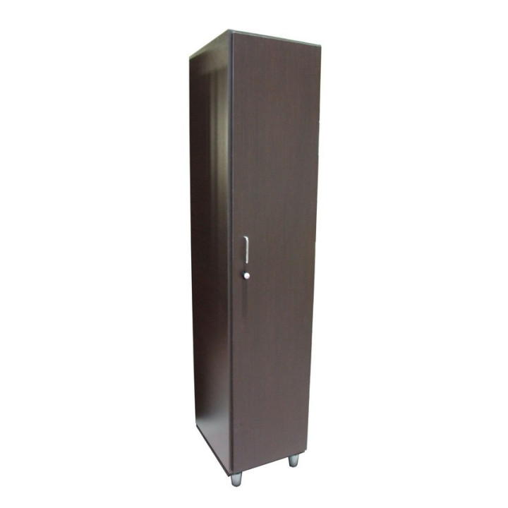 Single door wardrobe with internal shoe rack