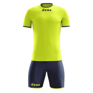 Kit sportivo modello sticker colore giallo fluo e blu