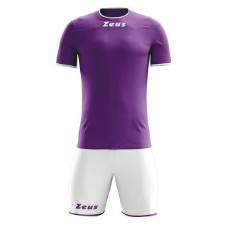 Kit sportivo modello sticker colore viola e bianco