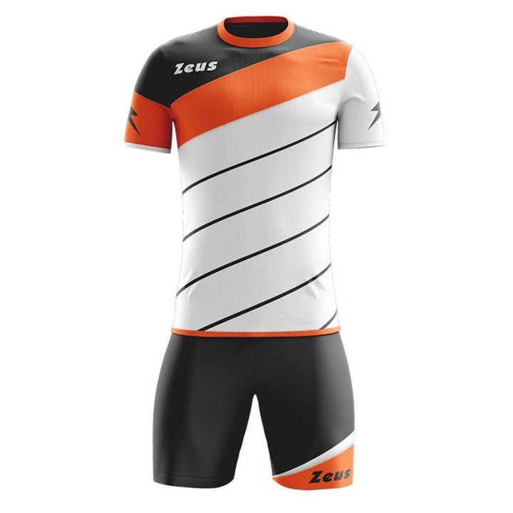 Kit sportivo modello lybra colore bianco, grigio e arancio fluo
