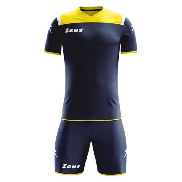 Kit sportivo modello vesuvio colore blu e giallo