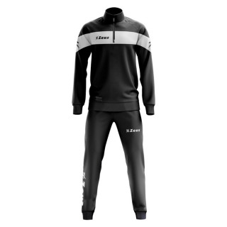 Tuta sportiva modello Marte colore nero e bianco