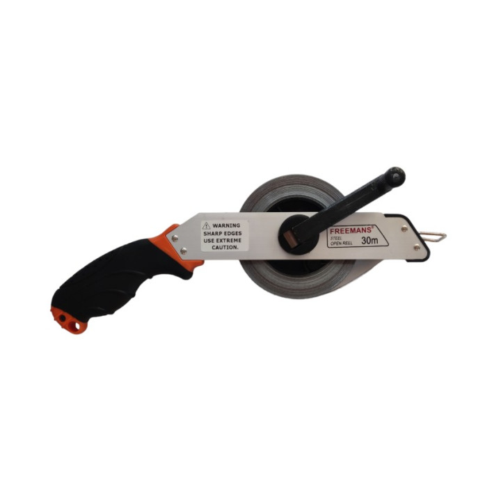 Steel measuring tape with 30 meter handle