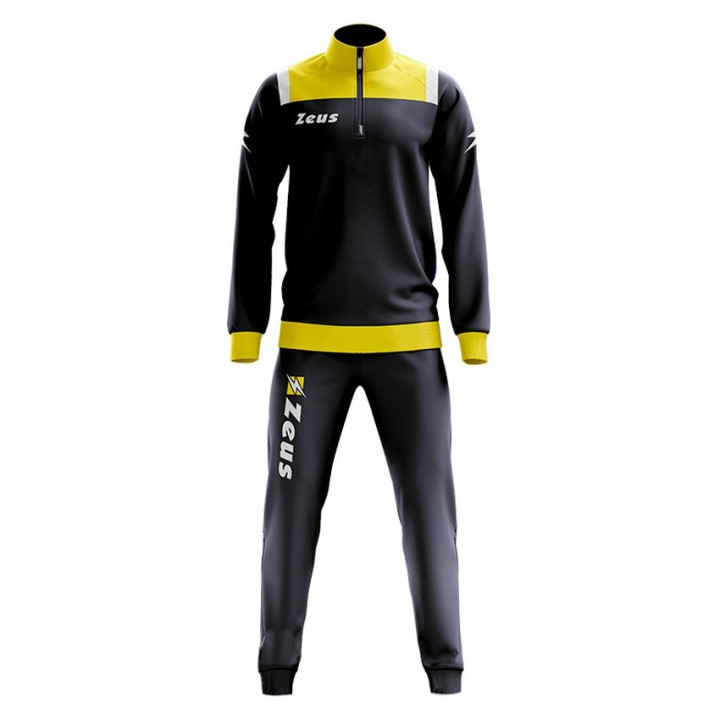 Tuta sportiva modello Vesuvio colore blu e giallo