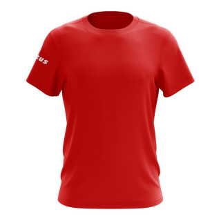T-shirt basic Zeus in cotone manica corta colore rosso