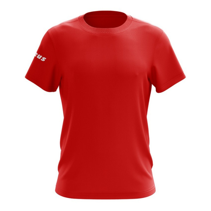 Zeus basic red short-sleeved cotton t-shirt