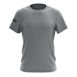 T-shirt basic Zeus in cotone manica corta colore grigio