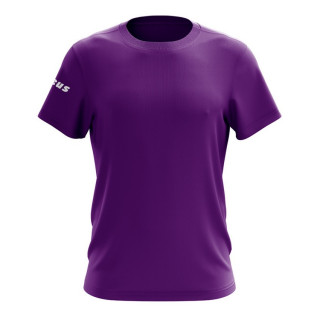 Zeus basic purple short-sleeved cotton t-shirt