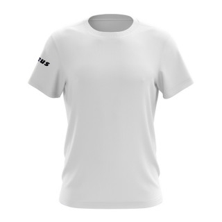 T-shirt basic Zeus in cotone manica corta colore bianco
