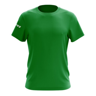 T-shirt basic Zeus in cotone manica corta colore verde
