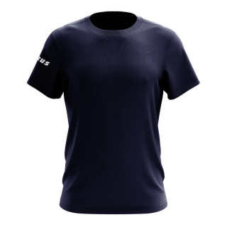 Basic Zeus t-shirt in blue short-sleeved cotton