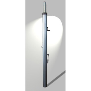 Competition aluminum volleyball system in accordance with FIPAV