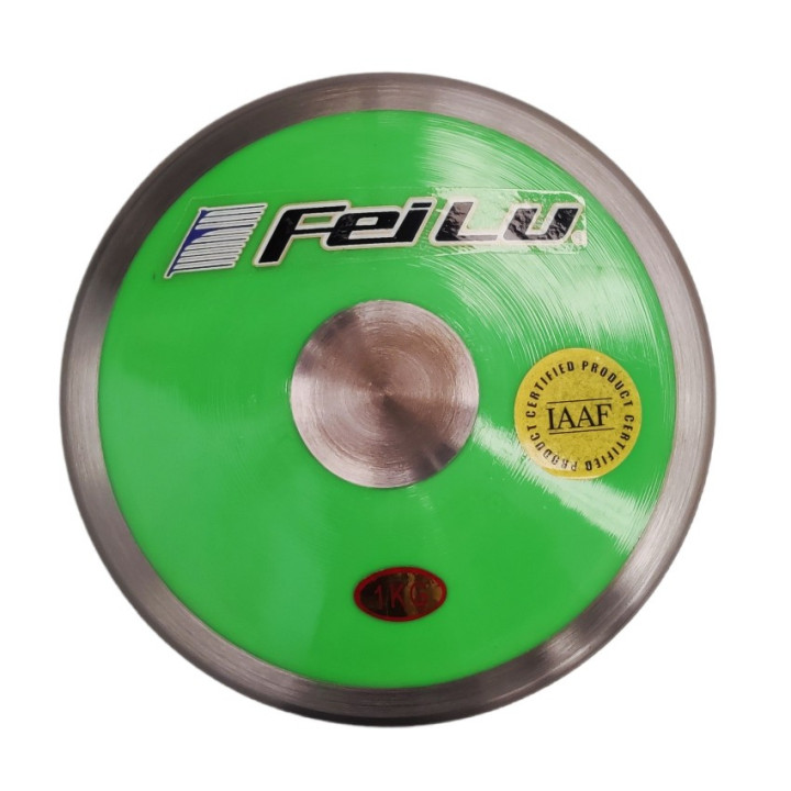 Steel competition throwing disc 1 Kg Fei Lu IAAF certified