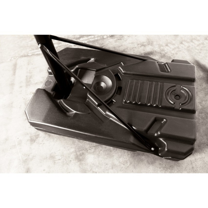 Houston Galando ballasted basketball system transportable on wheels