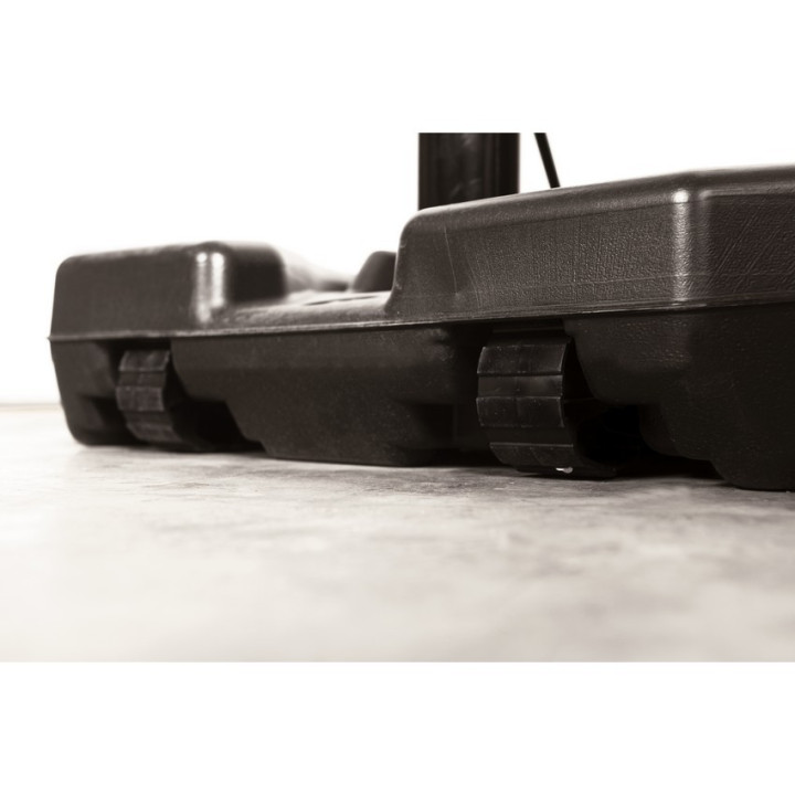 Houston Galando ballasted basketball system transportable on wheels