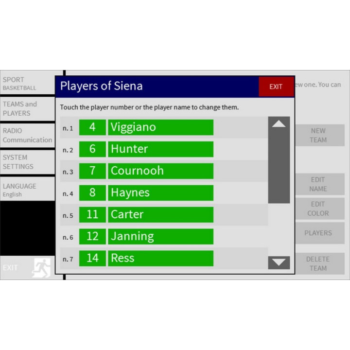 700 control console for electronic scoreboards