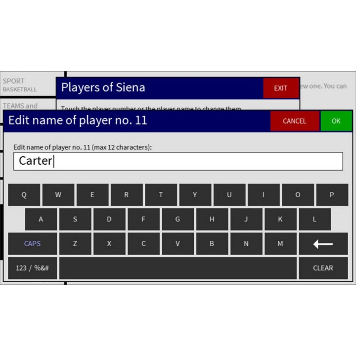 700 control console for electronic scoreboards