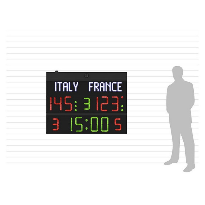 Multisport electronic scoreboard FC50H25N FIBA approved