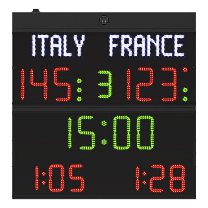 Multisport electronic scoreboard FC54H25N FIBA approved