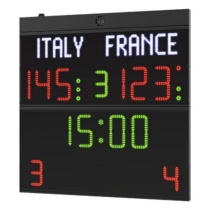 Multisport electronic scoreboard FC54H25N FIBA approved