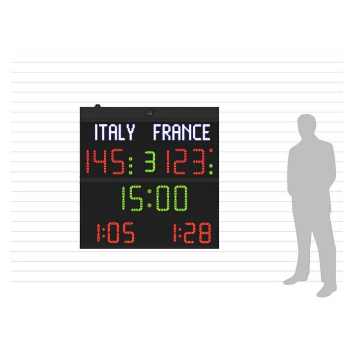 Multisport electronic scoreboard FC54H25N FIBA approved