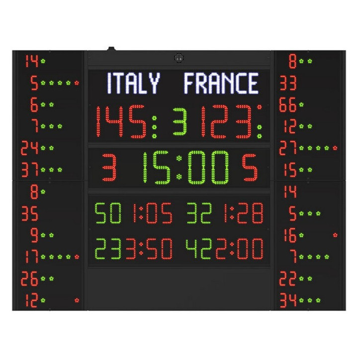 Electronic multisport scoreboard FC60H25N12B2 FIBA approved