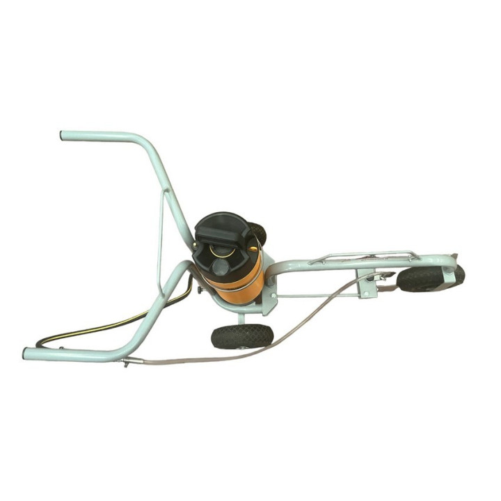 Carrello traccia linee a spruzzo manuale con vernice ecologica
