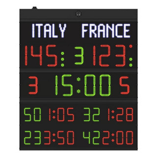 Multisport electronic scoreboard FC60H25N FIBA approved