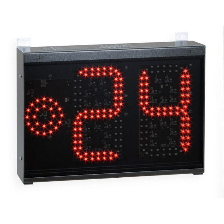 Tabellone elettronico visualizzatore dei 24 secondi FS-24s-H20 Omologato FIBA, livello 2.