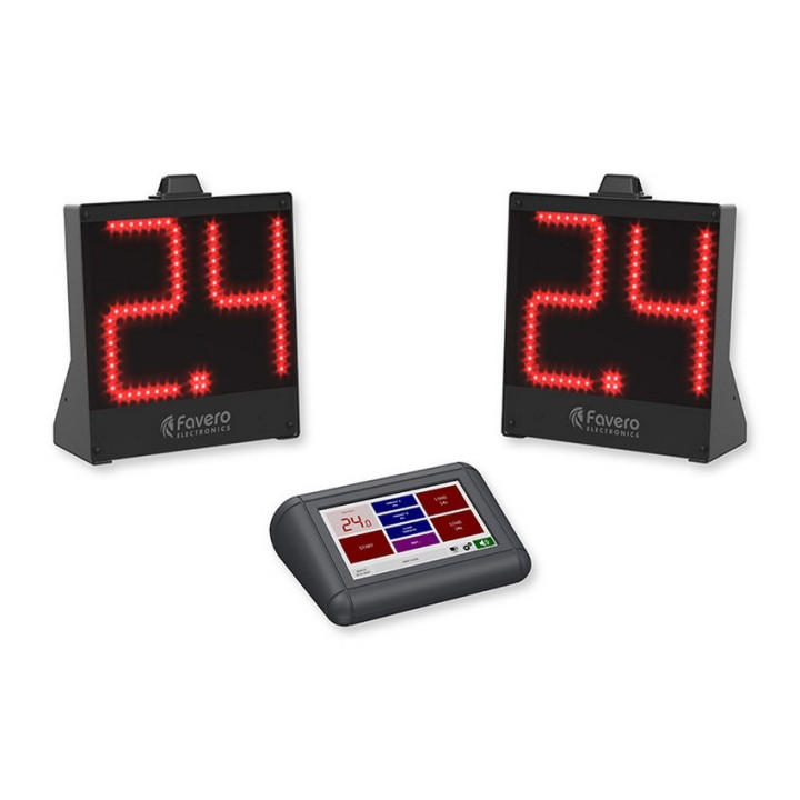 Kit Pair of electronic scoreboard with 24 second display WSC-24s + Console-700