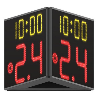 Tabellone elettronico visualizzatore dei 24 secondi FS-24s-3B su 3 Lati
